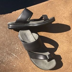 Timberland  Black Leather Sandal